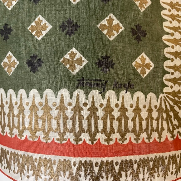 Unworn Crisp Vintage Tammis Keefe Gold Metallic Trims 14 In Sq Mint Condition - Picture 4 of 6